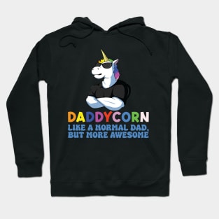 Dad Gifts Daddycorn Unicorn Dad Tee Father's Day Gifts Custom Papa Birthday Gift Tee copy Hoodie